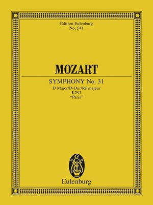 cover image of Symphony No. 31 D major